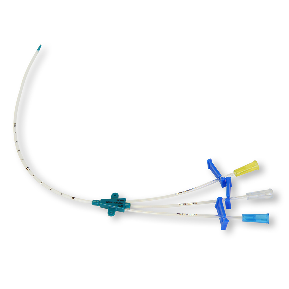 right subclavian triple lumen catheter
