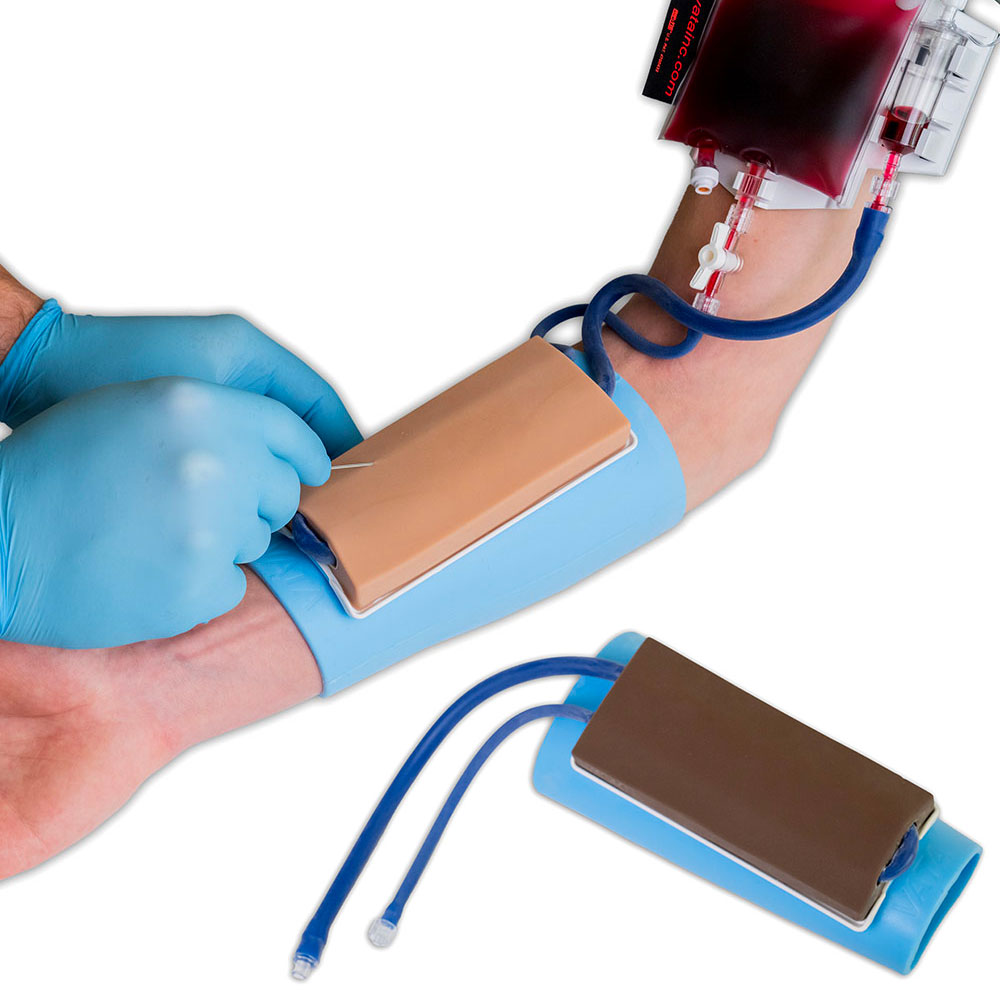 Wearable Two-Vein IV Access Trainer
